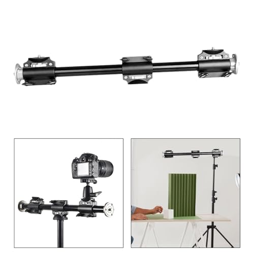 Brazo extensible de aluminio de 62cm para trípode con montaje horizontal estable 6