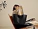 KALIDI Handtasche Damen Shopper Tasche Tote Bag PU Leder Große Schultertasche mit Reißverschluss für Arbeit,Einkauf，Schule