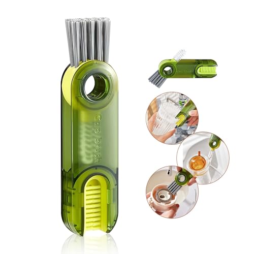 Hiyniaz 3 in 1 Bottle Brush, Crevice Gap Cleaning Brush,
