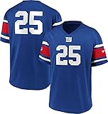 Fanatics NFL Trikot New York Giants NY Trikot Shirt Iconic Franchise Poly Mesh Supporters Jersey (S)