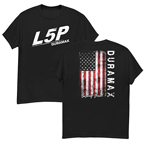 Aggressive Thread L5P Duramax American Flag T-Shirt