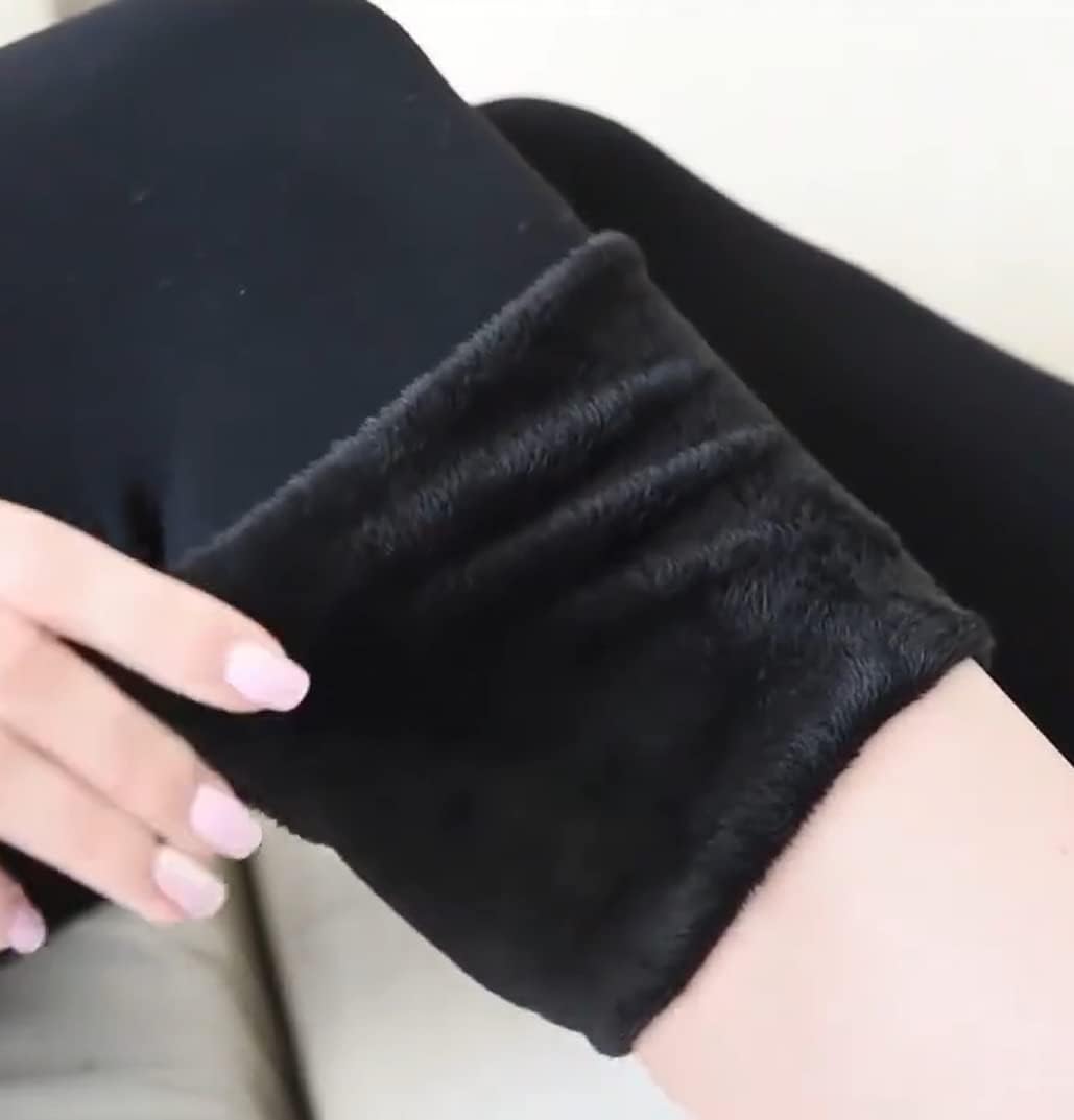 Gadgets Mafia Thermal Leggings Women High Waist Fleece Lined Winter Black Sports Leggings Workout Warm Yoga Pants Tights Running Hiking Gym