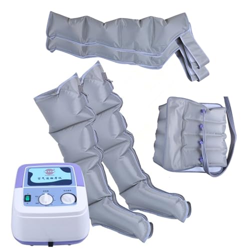 Masajeador De Piernas Compresion De Aire, Presoterapia para Casa Botas Compresión Presoterapia, Presoterapia Piernas Y Abdomen 6/4 Cámaras De Aire, Presoterapia En Casa