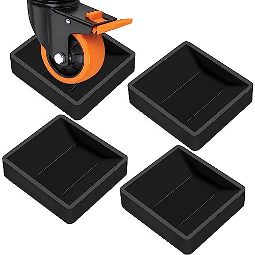 Sunxeke CAN-018 Bed Stoppers & Furniture Cups Caster Cups - Premium Silicone Casters Wheel Stoppers Fit All Wheels Of Furniture cover