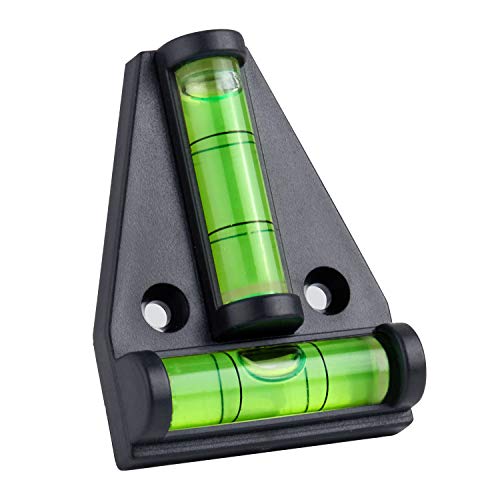 image for Firecore 4PCS RV T Level Bubble Levels Cross Check Bubble Two ways Mul