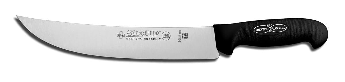 10" Cimeter Steak Knife, Black Handle