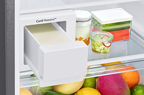 Image of Samsung 220 L 4 Star Inverter Direct cool Single Door Refrigerator Appliance(RR23A2J3XWX /HL, Digi-Touch Cool, Curd Maestro, Marble White)