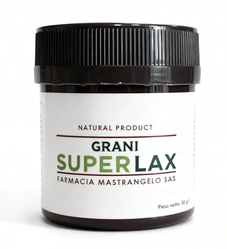 SUPERLAX Grani di Lungavita - Lassativo Naturale con Senna, Frangula e Fermenti Lattici - 35g Regolarità Intestinale SUPERLAX Grani di Lungavita - Lassativo Naturale con Senna, Frangula e Fermenti Lattici - 35g Regolarità Intestinale