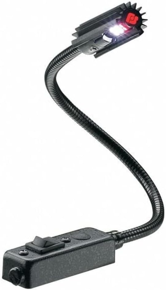 Federal Signal Gooseneck Task Light,LED,5W,18" Arm L. (LF18ES-LED)