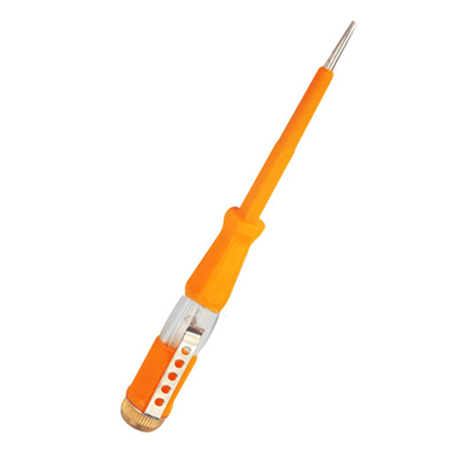 80-500V Electric Pen Portable Household Electrical Multimeter Pen Voltages Tester with Flat Screwdriver Voltages Detector