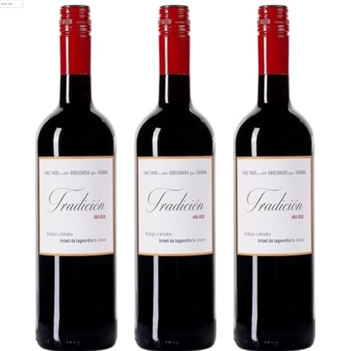 Artadi Tradición Vino Tinto Ecológico 14,5% Vol, Tempranillo y Viura con Carácter Auténtico, Ideal para Maridar con Platos Tradicionales y Tapas| 3 botellas