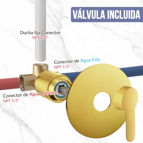 Lista de Juegos de grifería para bañera y ducha los 10 mejores. 27 Juegos de grifería para bañera y ducha marca AUTOWT (3)
