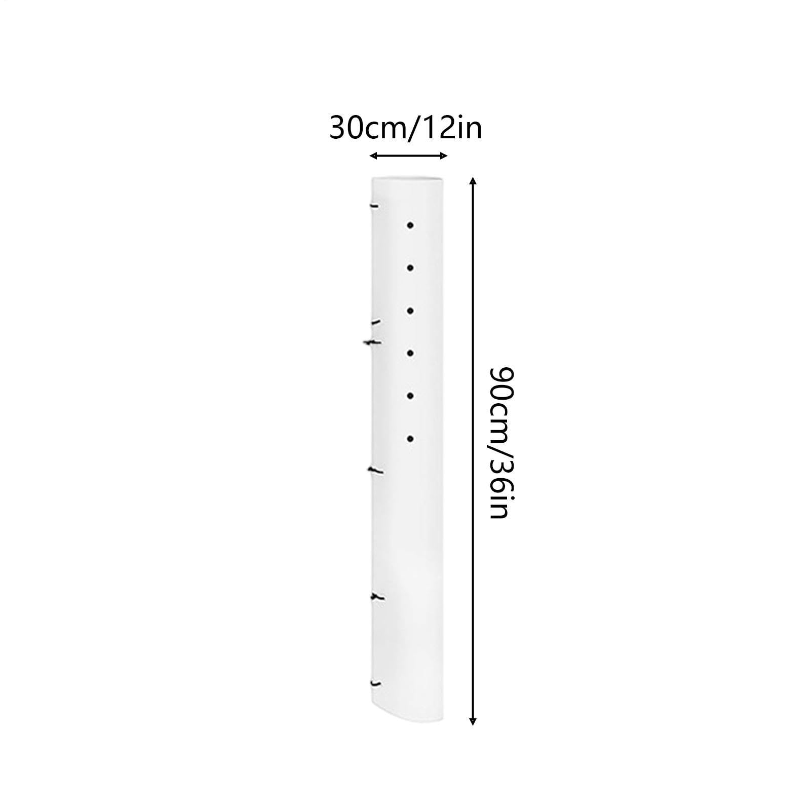 Grow Tubes für Bäume, belüftet, geteilt, Pflanzenschutz, lösbar, 5 Stück