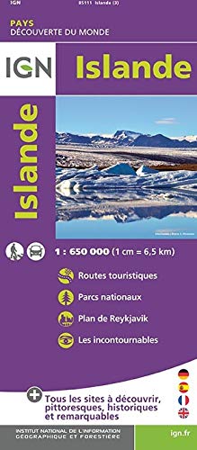 Télécharger Islande : 1/650 000 Livre eBook France