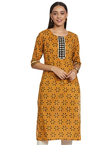 Image of Jaipur Kurti Women's Cotton Straight Kurta