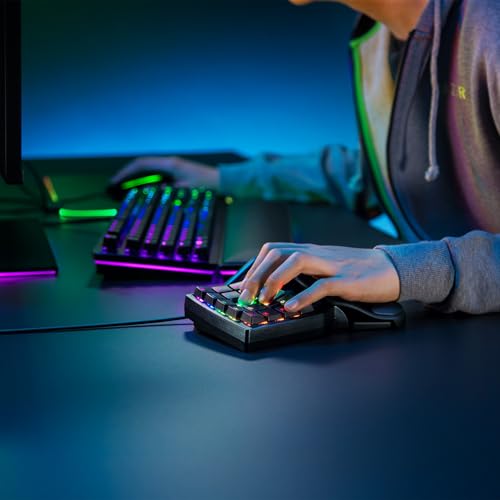 Tartarus Pro - Tastiera dell'Interruttore Ottico Analogico modalità di fuoco rapido (32 Tasti Programmabili, 8 Profili, Lunghezza Macro Illimitata e Memorizzazione del Profilo) Nero - Tastiera gaming - Immagine 12