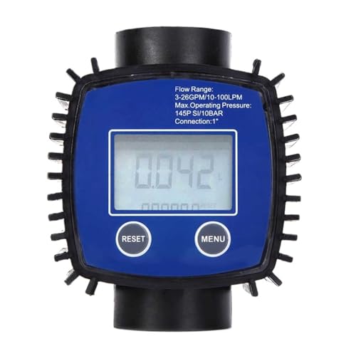 Flow Sensor Meter Digital Pipeline Water Flow Meter Digital Display High Accuracy Water Meter Flowmeter 1in Internal Thread