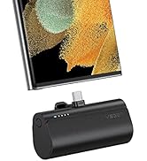 VEGER Power Bank USB C 5000mAh, 20W PD Mini Externer Akku, Schnelles Aufladen USB C Powerbank ohn...