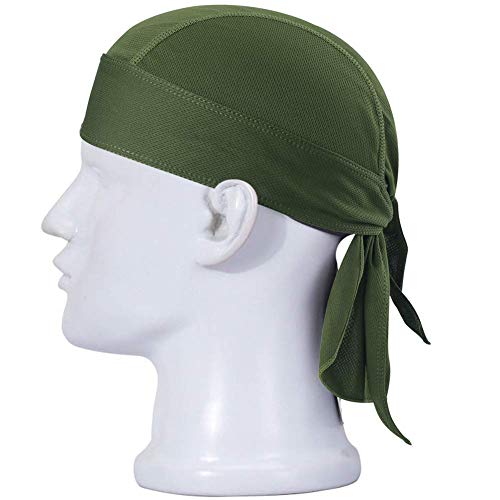 Image of Skull Caps for Men Cooling Bandana Cap Helmet Liner Hat Running Beanie