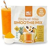 Smoothie Mix – Freeze Dried Fruit Powder for Smoothies & Smoothie Bowls – Sugar Free Drink Mix - Great in Yogurt, Ice Cream & Oatmeal – Healthy & Natural - Mix in Seconds - Pineapple, Mango, Date, Papaya & More