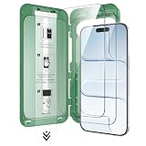 NIMASO para Protector Pantalla iPhone Air Cobertura Total 6.5 Pulgadas, Sin Burbujas Sin Polvo Instalación Instantánea, Dureza 9H Vidrio Templado Grado Militar Antifracturas, 2 Paquetes