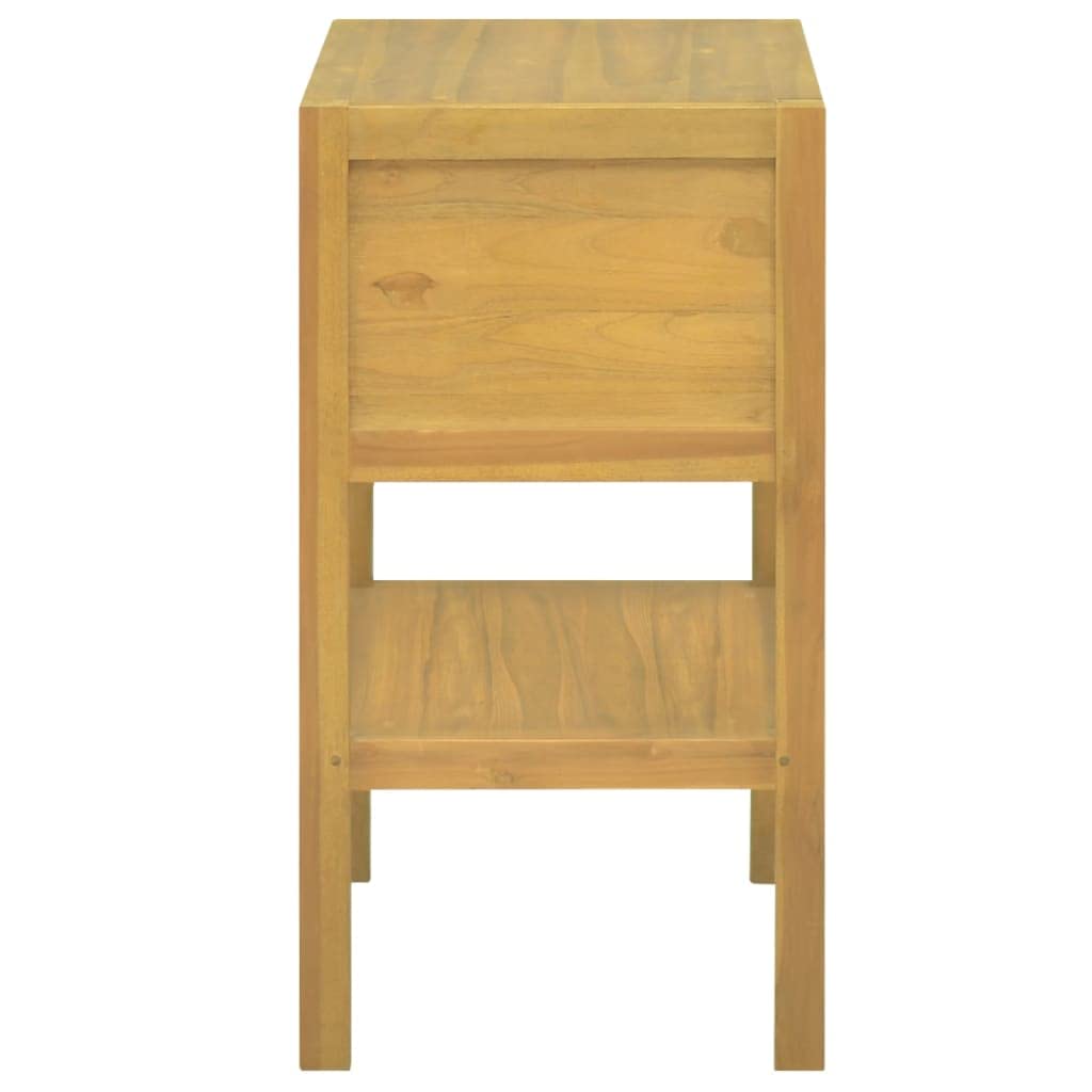 vidaXL Armario de Baño Unidad Interior Tocador Almacenamiento Mueble Ducha Aparador Estantería Organizador en Familia Madera Maciza de Teca