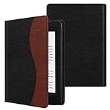Fintie Folio Case for 6' Kindle Paperwhite (Fits 10th Generation 2018 and All Paperwhite Generations Prior to 2018) - Book Style Vegan Leather Shockproof Cover with Auto Sleep/Wake, Dual Color