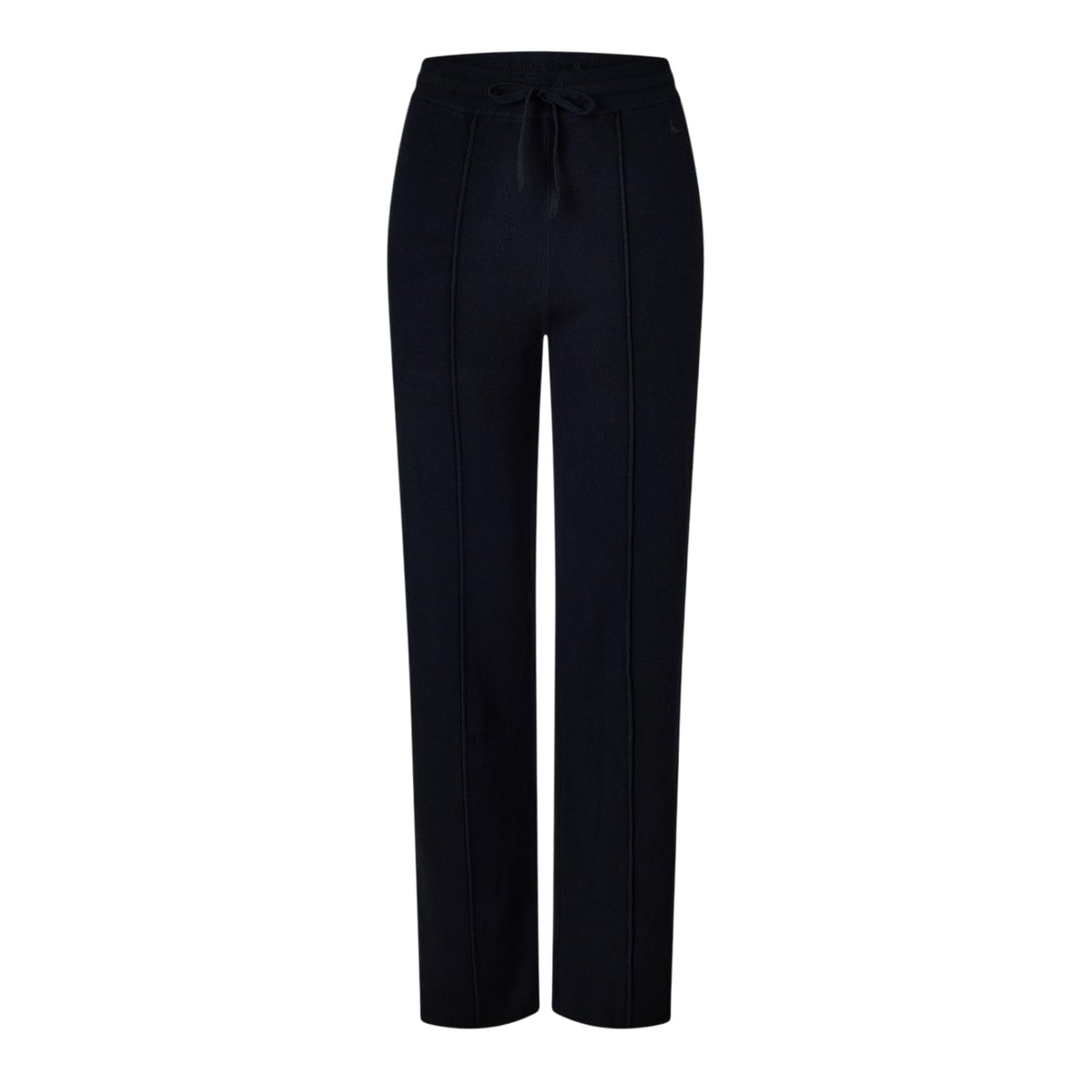 Jack Wills Womens Knitted Pin Tuck Trousers Black M