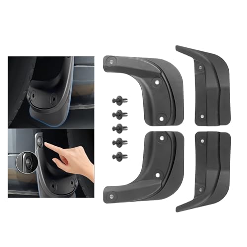 Guardabarros para coche Tesla Model 3: Kit completo de solapas protectoras 2026 2