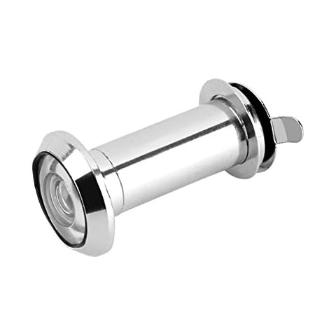 Garosa Door Viewer Peephole Security Peek Peep Hole with Privacy Cover for Front Door Home Office Hotel 220 Degree Wide Angle Heavy Duty Cover