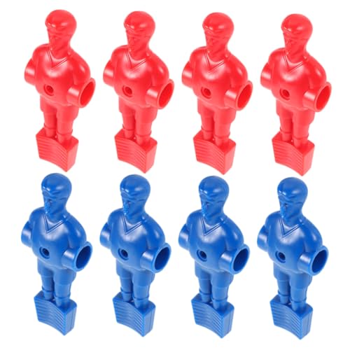 Gogogmee 8Pcs Foosball Player Statues with Arms Table Soccer Accessories for Authentic Gameplay for Family Gatherings and Compact and Sturdy Replacement Parts
