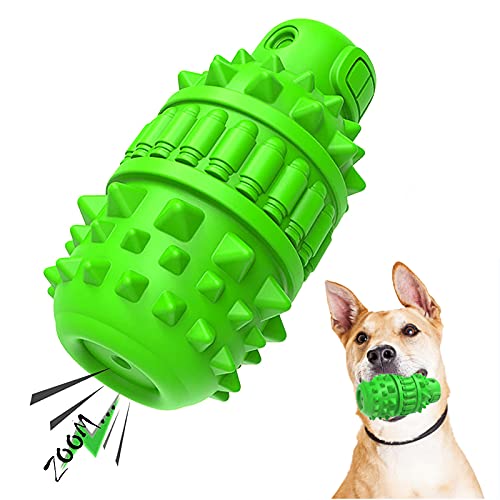 EZSMART Jouet Chien Indestructible, Jouet couineur Chien pour Le Nettoyage des Dents, jouets interactifs pour chien à mâcher agressif, chiens de moyenne et grande taille Cover