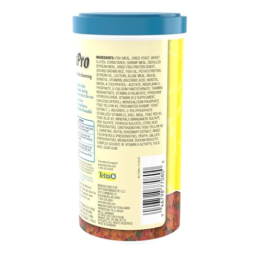 TetraPro Tropical Color Crisps, Fish Food With Natural Color Enhancers, Tropical Fish Food, 7.41 Ounces - Image 3