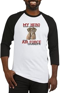 CafePress Combat Boots: USAF Grandpa Baseball Baseball Shirt