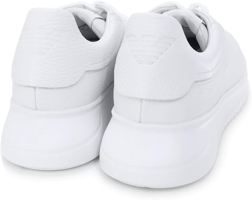 EMPORIO ARMANI X4X264XN001T844 関税送料込 Leather sneakers with logo brand EMPORIO ARMANI