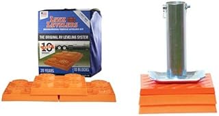 Tri-Lynx 00015 Lynx Leveler for RV Leveling Block with Nylon Storage Case, (Pack of 10) & Tri-Lynx 00019 LynxCap