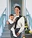 Baby Carrier Sling Wrap-Baby Sling-Soft Adjustable Ring Sling for Mom&Dad Support Babies Under 7-36month (Black)