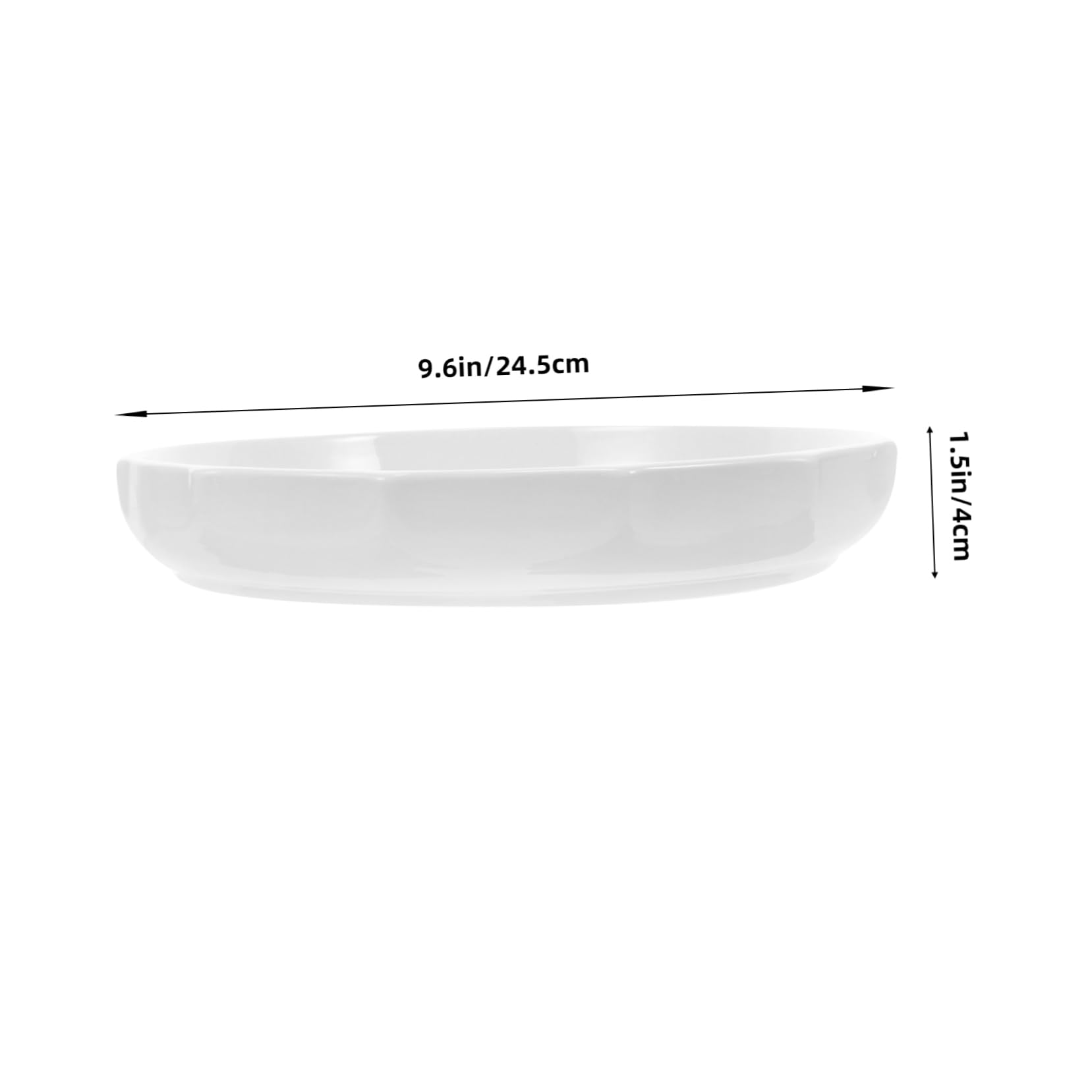 Mikinona Ceramic Serving Plate with Unique Leaf Design Kitchen Porcelain Dish for Elegant Dining Versatile for Restaurants and Home Use for Appetizers and Main Courses