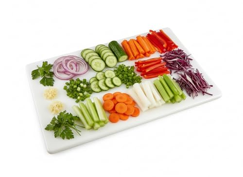 Commercial Grade Plastic Cutting Board 18 x 12 x 1/2