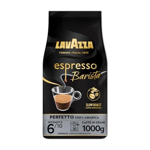 Lavazza, Espresso Barista Perfetto, Café en Grano Natural, Ideal para Máquina de Café Espresso o Superautomática, con Notas Aromáticas Florales, 100% Arábica, Intensidad 6/10, Tueste Medio, 1 kg