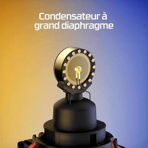 HyperX ProCast – Micro avec condensateur à grand diaphragme, connexion XLR