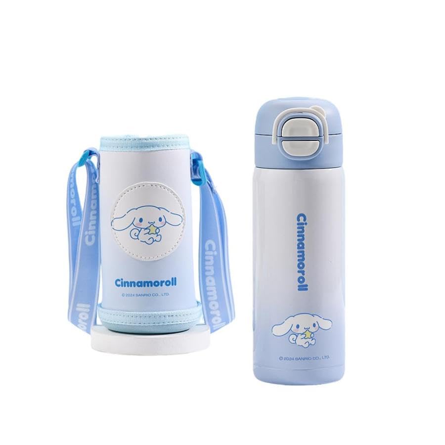 海外限定 シナモンロール 水筒 520mL シナモロール - サンリオ シナモロール ステンレス製水筒