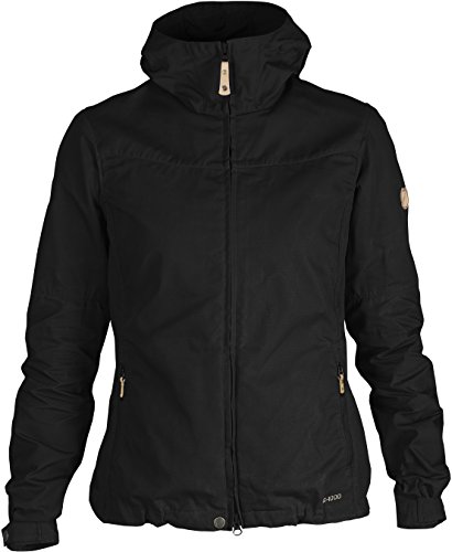 Fjällräven Damen Stina Jacket Sweatshirt, Schwarz, M EU