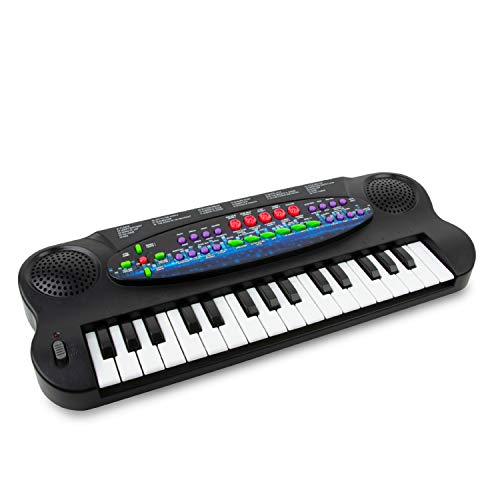Boley Electronic Toy Keyboard for Kids – 22 Demo Songs Mini Piano for Boys and Girls – Musical Instrument with Realistic Keys, Tone, Bass, Percussion – Child Safe – Ages 3 and Up