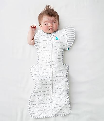 Image of Love to Dream Swaddle Up Transition Swaddle, Patented Zip-Off Wings, Gently Help Baby Transition from Being Swaddled to Arms Free When Showing Signs of Rolling, 1.0 TOG, 19-24 lbs, White
