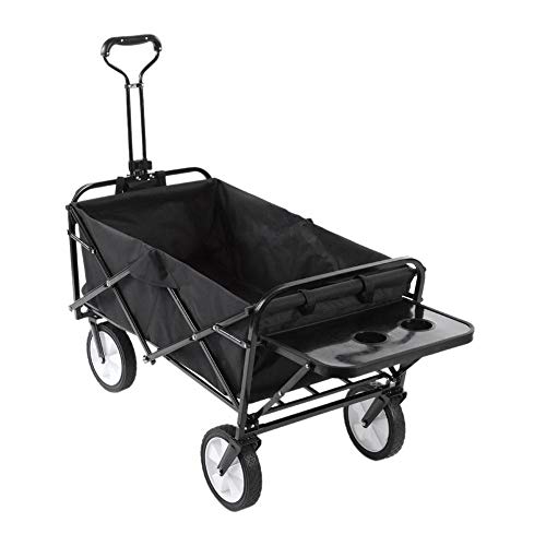 Garden Trolley,Heavy Duty Outdoor Garden Trolley with Ceiling Trailer Cart Folding Hand Lawn Tard Farm Sports Camping Transport Trolley Festival Hand Truck for Shopping