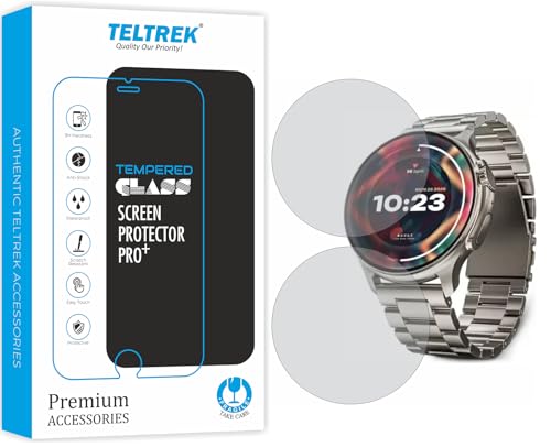 Image of Screen Protector Compatible With Boult Crown R Pro Smartwatch, Full Hydrogel TPU Screen Guard not a Tempered Glass (Pack of 2)