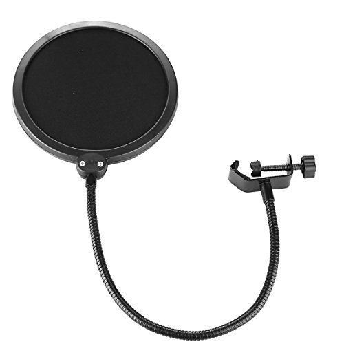 Feililong Filtro antiviento y antipop micrófono de estudio Mic Wind-Schirm-Filtermaske para la grabación hablar (micrófono filtro) Cover