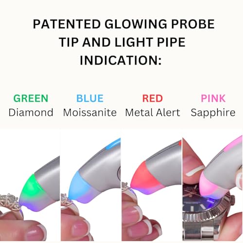 GemOro Testerossa Diamond Tester | Test Diamond, Moissanite, White Sapphire Gemstone | Precision Tool with Expert Professional Reading & Accuracy by GemOro - Image 8