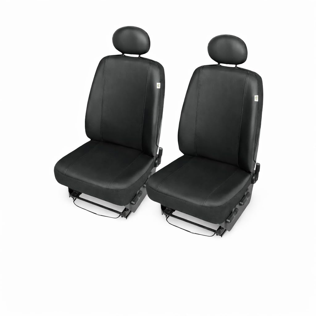 1+1 Schwarz Vordersitze Sitzbezüge Wohnmobil Autositzbezüge Transporter Sitzbezug Schonbezug Schonbezüge Autoschonbezug Autositzbezug Sitzauflagen Sitzschutz Practical